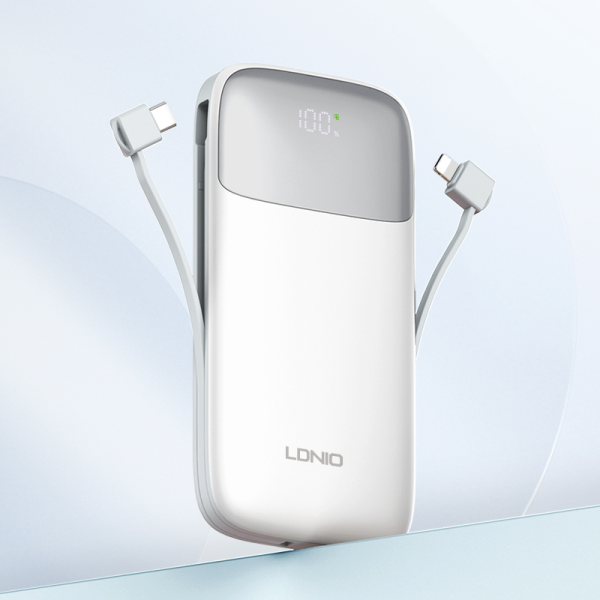 LDNIO PQ19 10000mah 20w/22.5 Power Bank with Digital Display