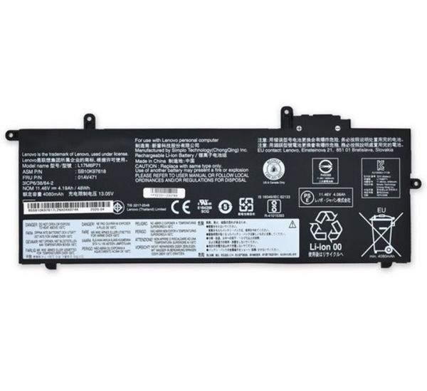 Lenovo ThinkPad X280-20KF L17M6P72 L17C6P71 01AV471 48Wh 100% Original Laptop Battery