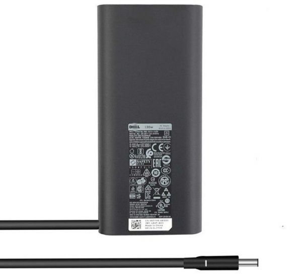 Dell RN7NW 0RN7NW V363H 6TTY6 9TXK7 130W 19.5V 6.67A Black Pin Laptop Round AC Adapter Charger