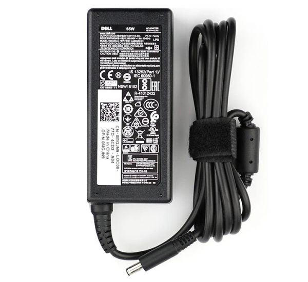 Dell 43NY4 AA65NM121 GG2WG PA-12 65W 19.5V 3.34A Black Pin Laptop AC Adapter Charger