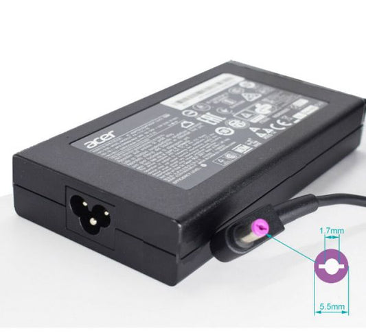 Acer Aspire VX 15 VX5-591G 135W 19V 7.1A 5.5mm x 1.7mm Original Laptop AC Adapter Charger