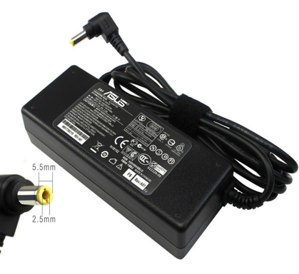 Asus K53 K53B K53SV K43 K43SJ X43 X73V U46E U56E A53JE PL80J P53SJ K93SV 90W 19V 4.74A 5.5*2.5mm Laptop AC Adapter Charger