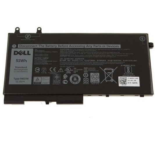 Dell Precision 3540 M3540 3550 Latitude 5400 5500 Inspiron 7590 7591 2in1 7791 R8D7N 51Wh 100% Original Laptop Battery