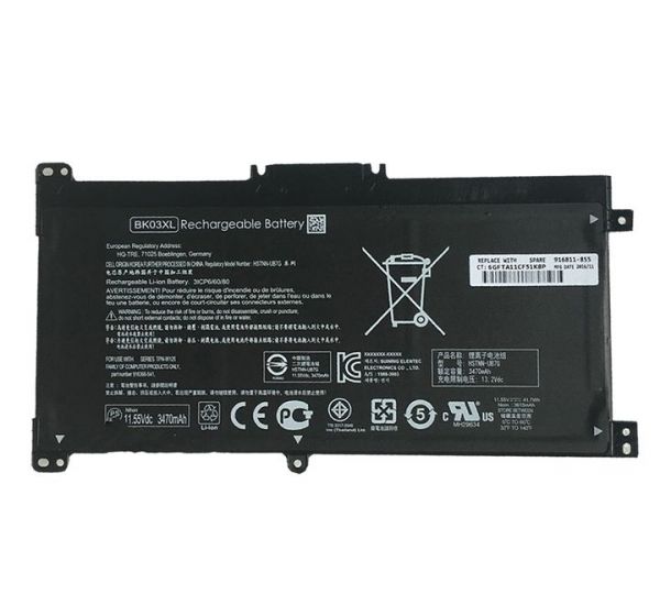 HP Pavilion X360 14 14 BA000 14M BA000 14 ba011dx BK03XL 916366-421 TPN W125 41.7Wh 100% Original Laptop Battery