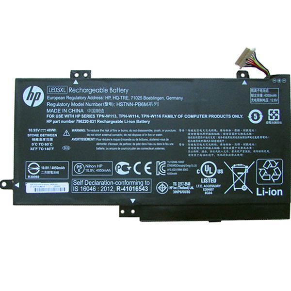 HP Envy X360 15-W002NL Pavilion X360 13-S003NF LE03XL 48Wh 100% Original Laptop Battery