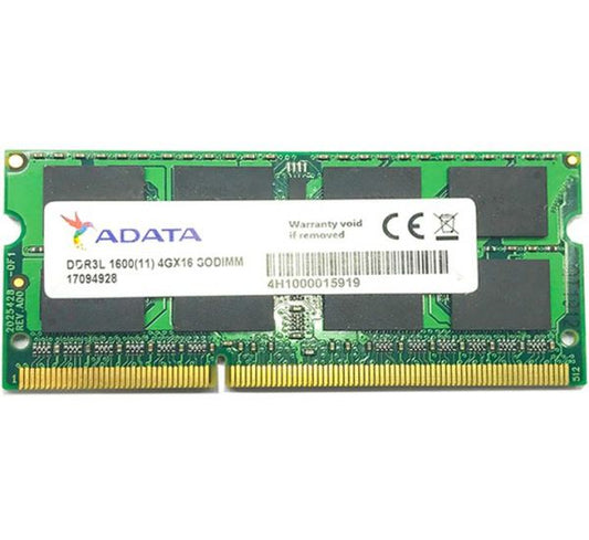 ADATA 4GB DDR3L 1600MHz SO-DIMM PC3L LAPTOP RAM