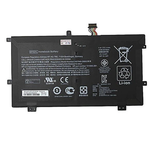 HP Pro X2 410 G1 Slatebook X2 10 H010NR X2 11H010NR MY02XL 721896-1C1 100% 21Wh Laptop Battery
