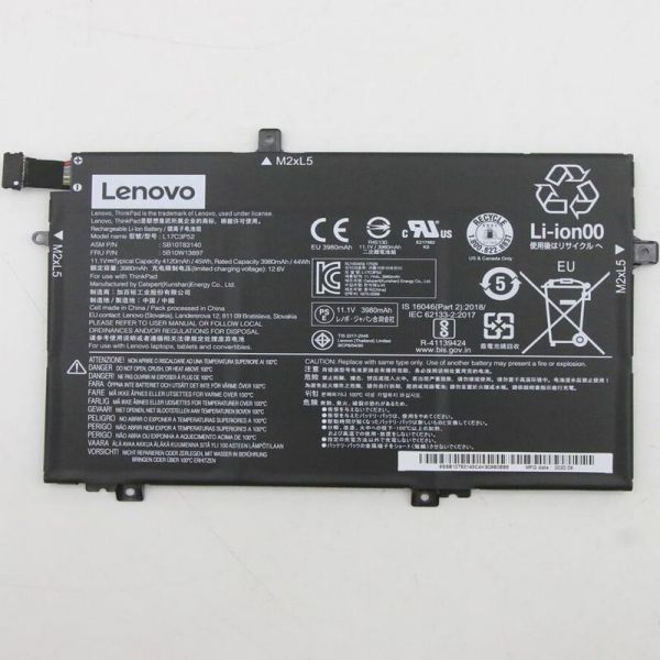 Lenovo ThinkPad L480 L580 L590 L17M3P54 L17M3P53 01AV466 01AV464 100% Original Laptop Battery