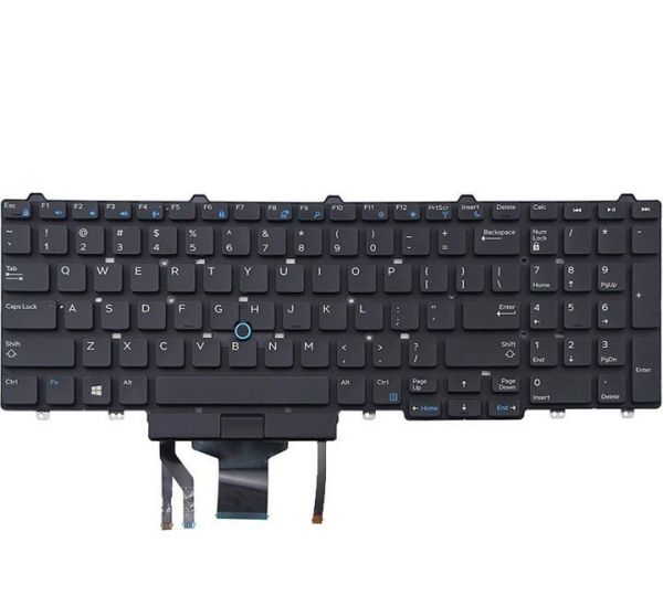Dell Latitude E5550 E5570 Precision M3510 M3520 M7510 M7520 M7720 0YM0K9 Backlit Laptop Keyboard