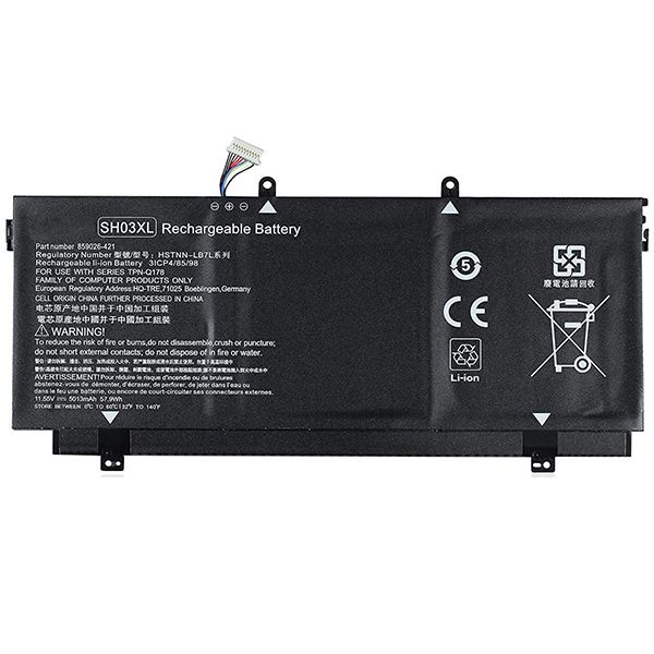 HP Spectre X360 13W 13 W017TU X360 13 AC000NF SH03XL 859356 855 100% Original Laptop Battery