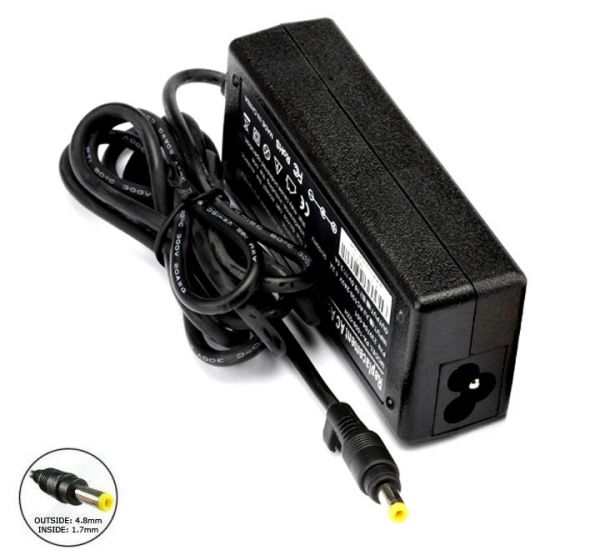 HP Compaq Presario C300 C500 C700 F500 F700 65W 18.5V 3.5A Yellow Pin Notebook Laptop AC Adapter Charger